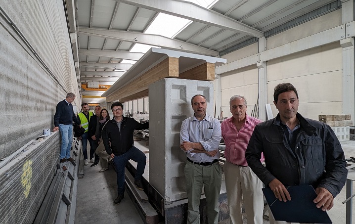 LIFE Wood for Future y la spinoff Iberolam visitan las instalaciones de Prefabricados Rodiñas