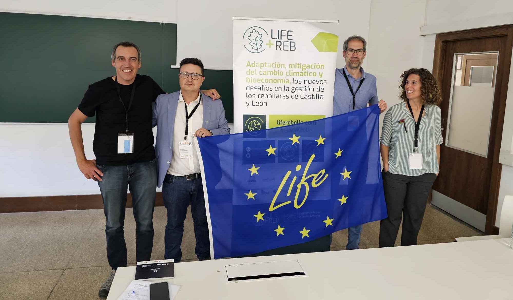 LIFE Wood for Future, LIFE+REB y LIFE Haya ponen en común sus actividades para valorizar la madera de proximidad