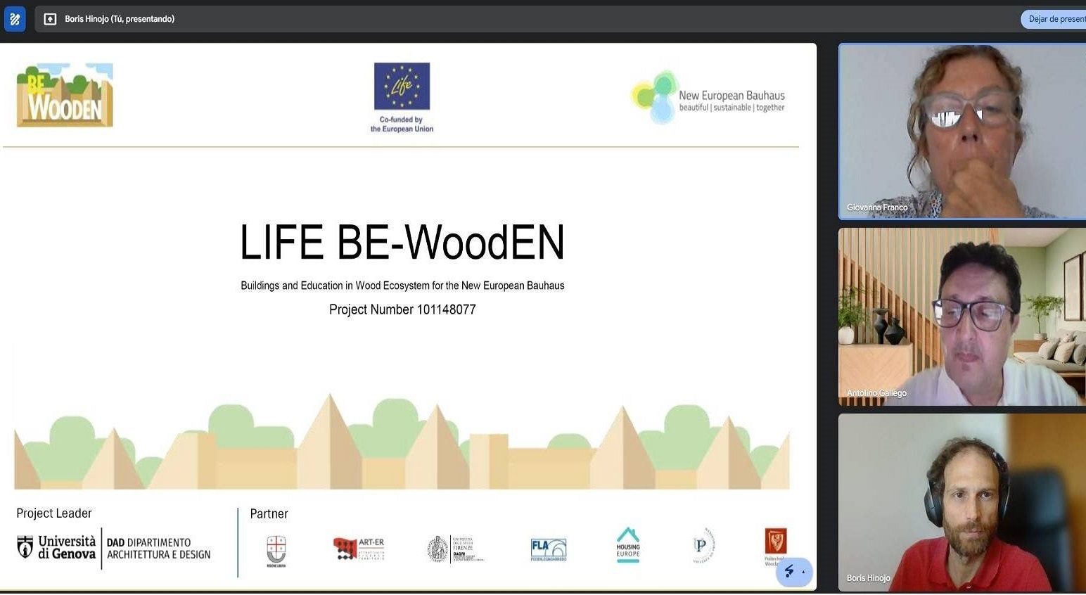 LIFE Wood for Future meets with the LIFE be-Wooden Project for collaboration between these two complementary projects.