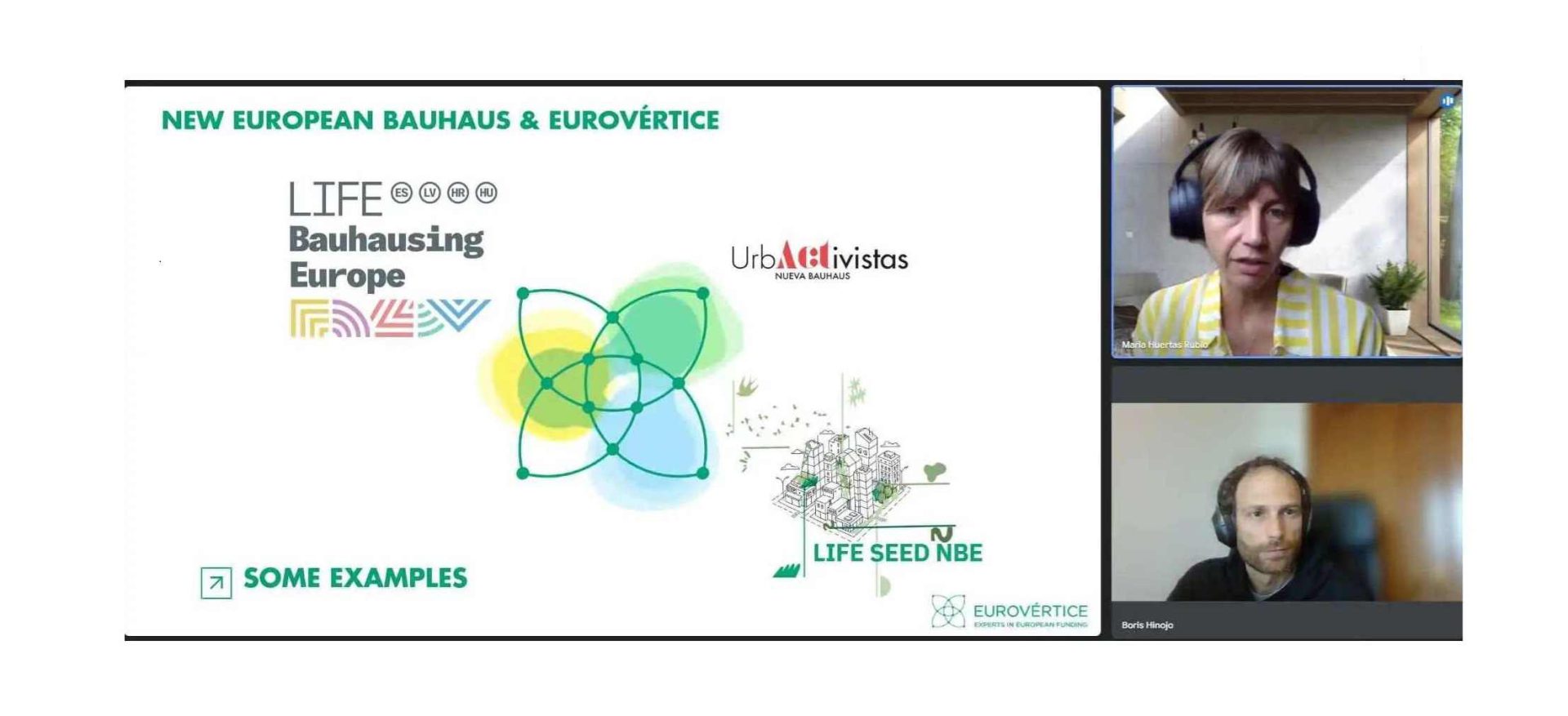 NETWORKING projects LIFE Bauhausing Europe E1, C10 UGR, 3EDATA